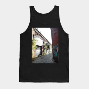 Scottish Photography Series (Vectorized) - Cobbled Glasgow Lane Tank Top